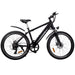 NAKTO BIKES Ranger 2 electric mountain bike with fat tires and black frame on rugged terrain