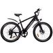 NAKTO BIKES Ranger 2 electric mountain bike with fat tires and black frame on rugged terrain