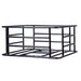 NAKTO black metal rear bicycle basket mounted on bike frame with ample storage space