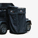 Naturnest outdoor shower room with blacked-out privacy walls and automatic deployment system for 4WD vehicles