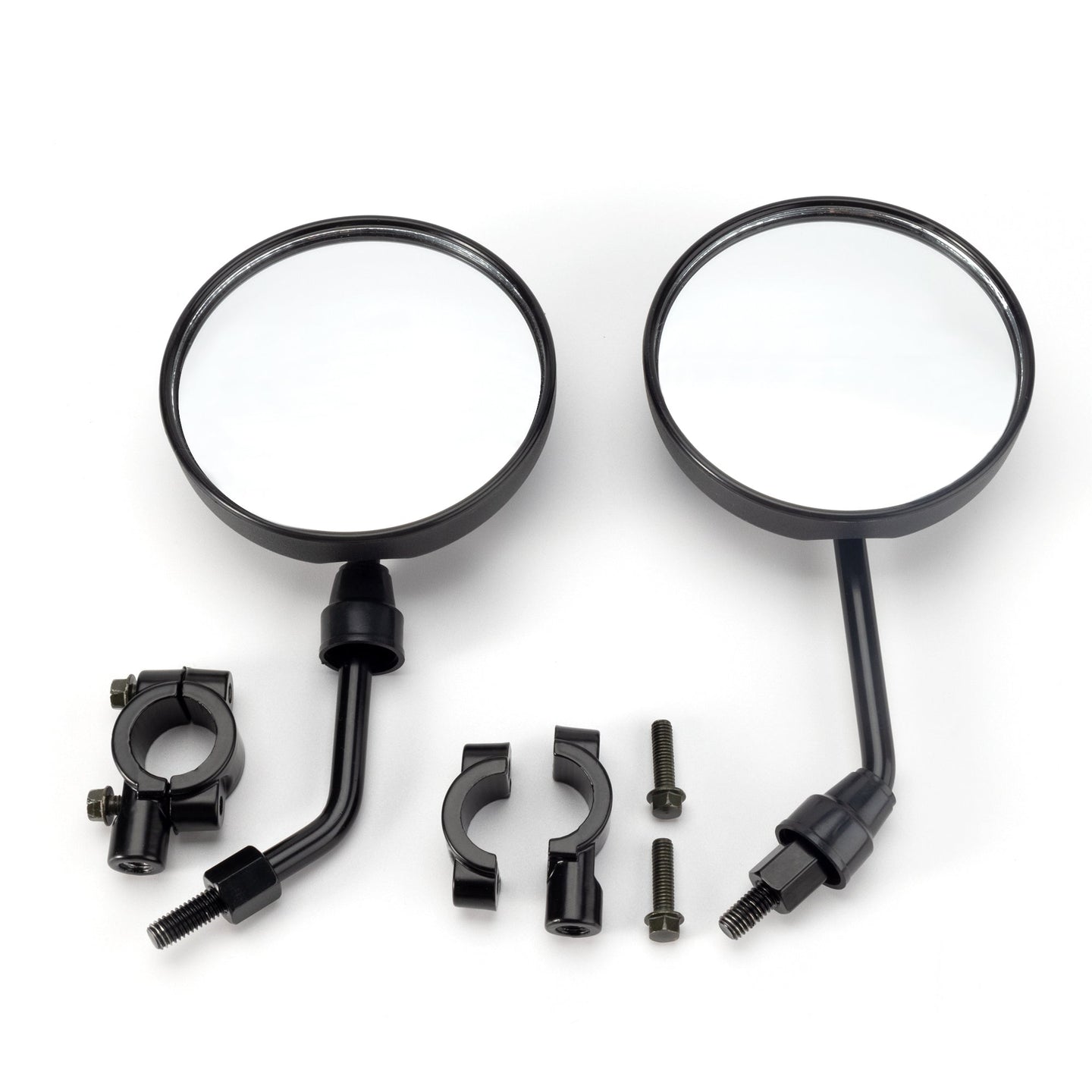 NAKTO universal bike rearview mirror mounted on handlebar showing wide-angle reflection
