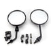 NAKTO universal bike rearview mirror mounted on handlebar showing wide-angle reflection