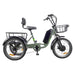 NAKTO S02 electric trike with three wheels, comfortable seat, and battery pack mounted on frame