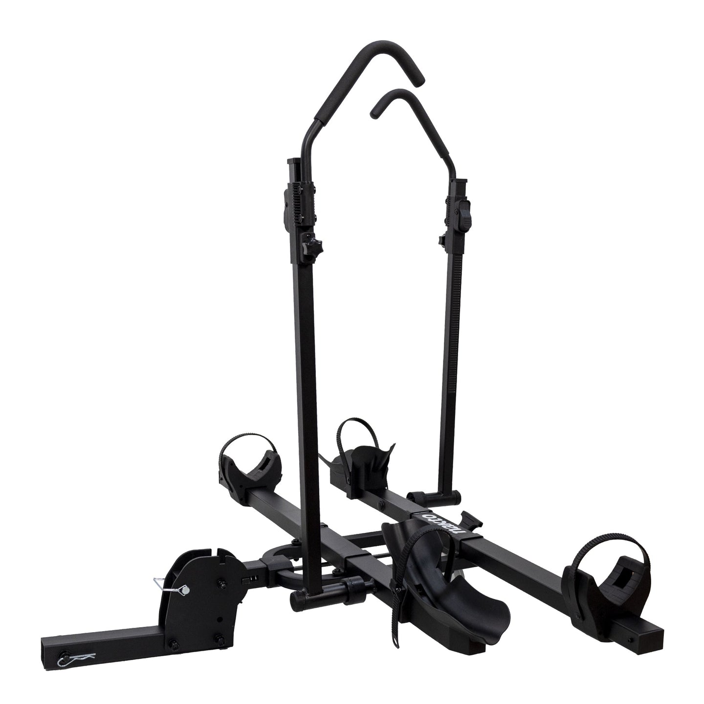 NAKTO universal bike rack mounted on vehicle with bicycle securely attached