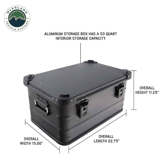 OVS Aluminum Box Storage 53 QT