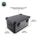 OVS Aluminum Box Storage 53 QT