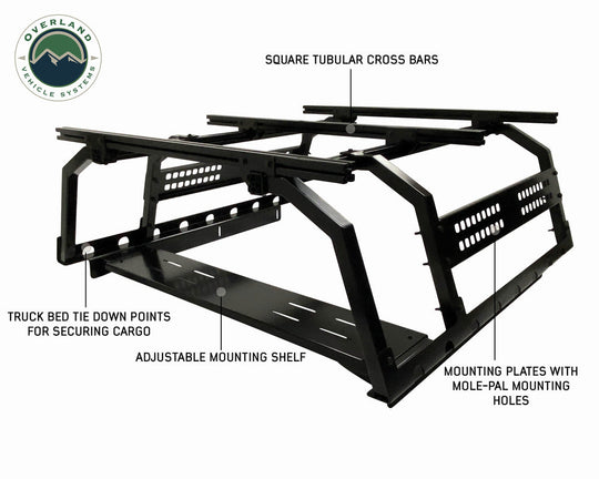 Overland Vehicle Systems Discovery Rack For Mid & Full Size Trucks