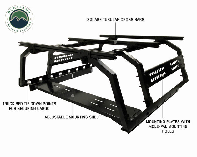 Overland Vehicle Systems Discovery Rack For Mid & Full Size Trucks