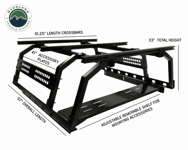 Overland Vehicle Systems Discovery Rack For Mid & Full Size Trucks