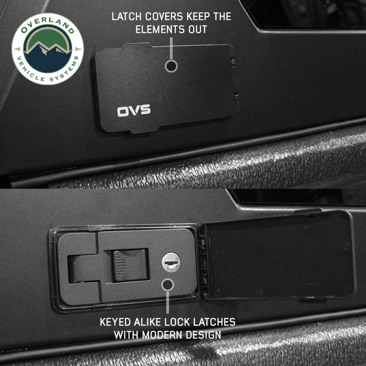 OVS Expedition Pro+ Truck Cap W/ Full Windows, Wing Doors, and 3rd Brake Light