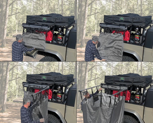 OVS HD Nomadic Car Side Shower Room