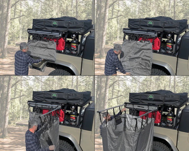 OVS HD Nomadic Car Side Shower Room