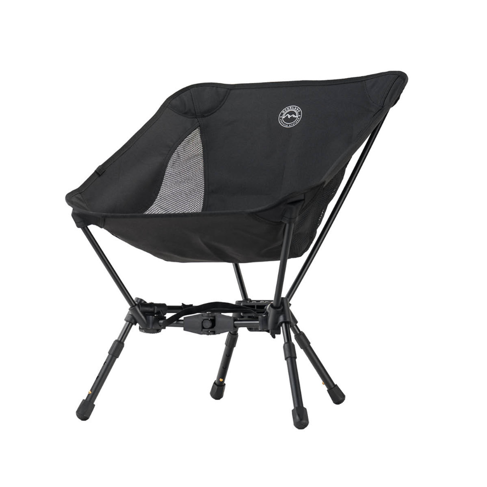 Overland Vehicle Systems compact camping chair with aluminum frame folded for easy transport