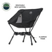 Overland Vehicle Systems Compact Camping Chair with Collapsible Aluminum Frame