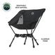 Overland Vehicle Systems Compact Camping Chair with Collapsible Aluminum Frame