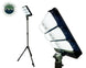 Overland Vehicle Systems solar camping light with removable light pods and telescoping pole for outdoor use