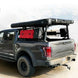 Overland Vehicle Systems Freedom Rack installed on truck bed with cross bars and side supports for cargo mounting