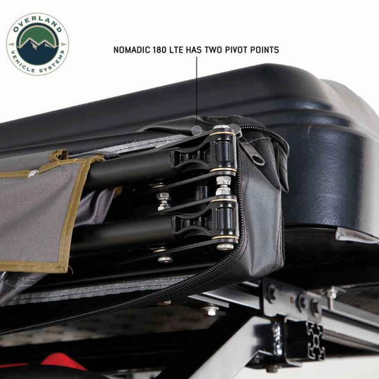 OVS HD Nomadic 180 LTE Awning - with Black Travel Cover Universal