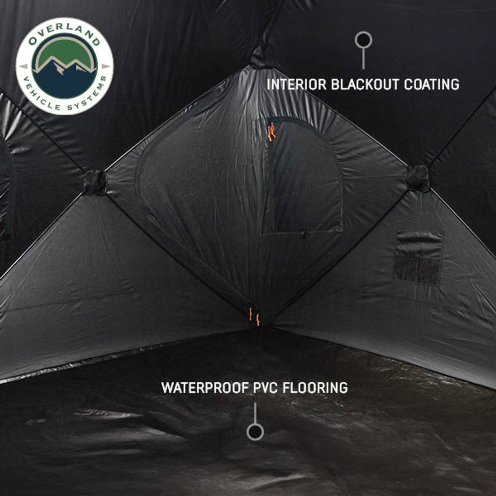 OVS Hubcentric Ground Tent - Black Body & Grey Rainfly