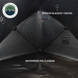 OVS Hubcentric Ground Tent - Black Body & Grey Rainfly