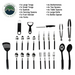 Overland Vehicle Systems Overland Kitchen Kit - 24 Piece Cooking and Utensil Kit, Hanging Carrying Case