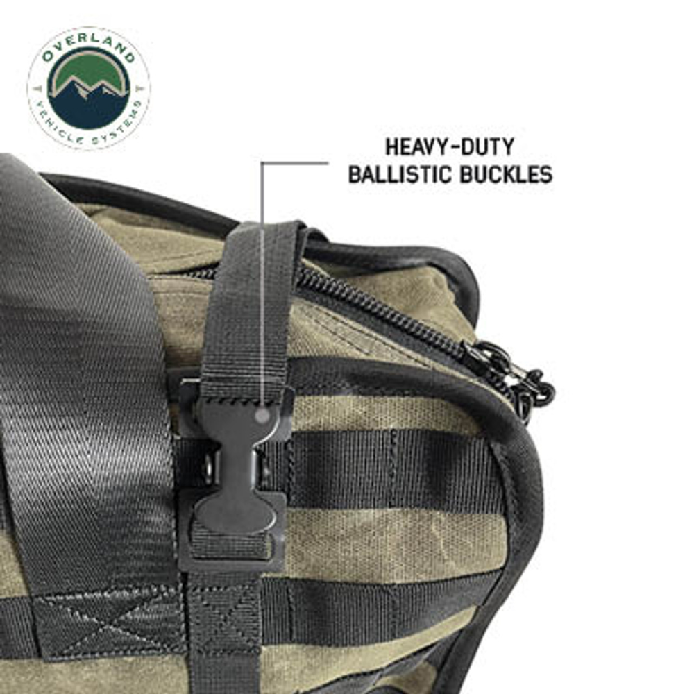 OVS Large Recovery Bag with Handle & Straps - #16 Waxed Canvas Storage