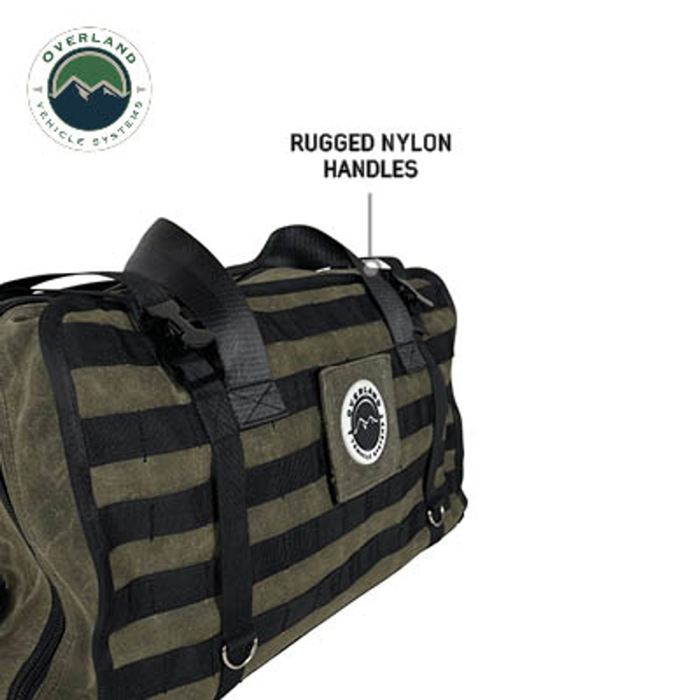 OVS Large Recovery Bag with Handle & Straps - #16 Waxed Canvas Storage