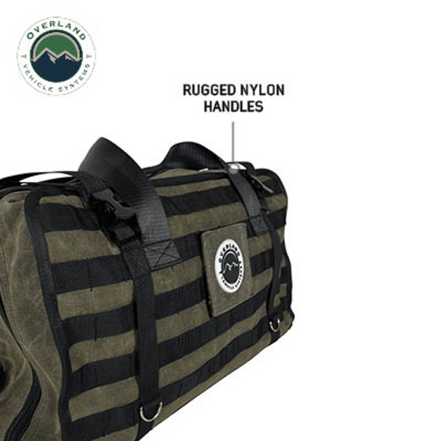 OVS Large Recovery Bag with Handle & Straps - #16 Waxed Canvas Storage