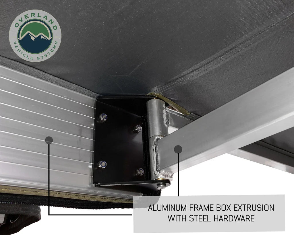 Overland Vehicle Systems 270 Awning for Mid-High Roofline Van