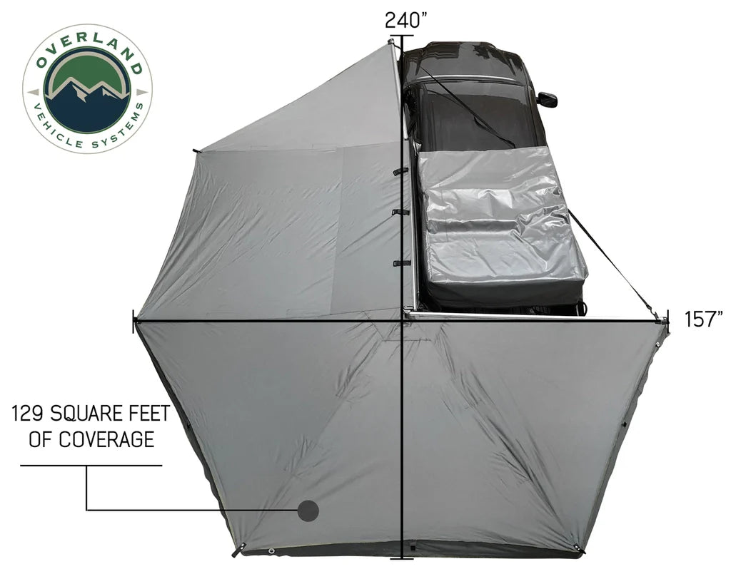 Overland Vehicle Systems 270 Awning for Mid-High Roofline Van