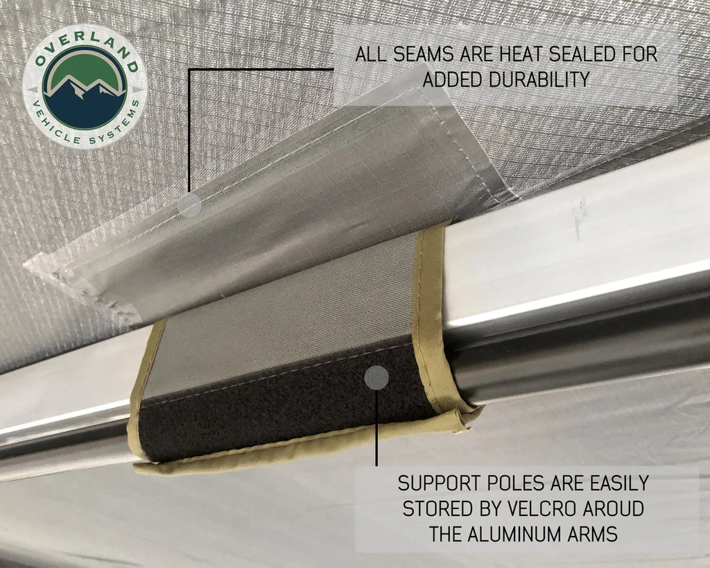 Overland Vehicle Systems 270 Awning for Mid-High Roofline Van