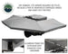 Overland Vehicle Systems Nomadic 270 Awning w/ Black Cover
