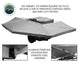 Overland Vehicle Systems Nomadic 270 Awning w/ Black Cover