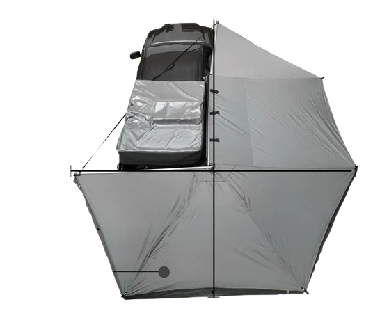 Overland Vehicle Systems Nomadic 270 Awning w/ Black Cover