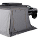 Overland Vehicle Systems Nomadic 270 LTE awning walls attached to vehicle passenger side creating enclosed shelter space