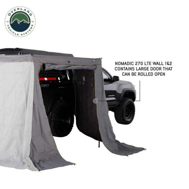 OVS Nomadic 270 LTE Awning Walls 1 and 2 - Passenger Side