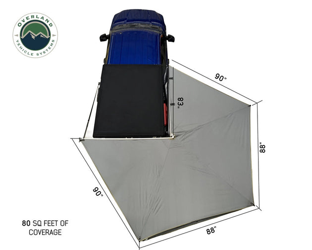 Overland Vehicle Systems Nomadic Lite 270 Awning w/ Walls