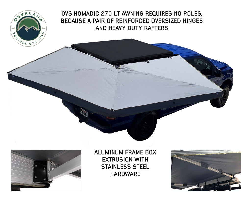 Overland Vehicle Systems Nomadic Lite 270 Awning w/ Walls
