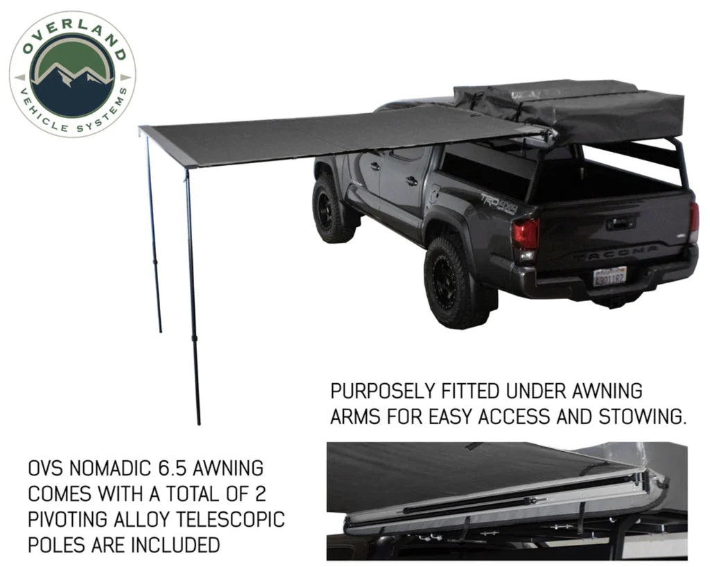 Overland Vehicle System Nomadic Side Awning