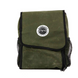 Overland Vehicle Systems wax canvas overnight bag with leather straps and multiple compartments for organized travel gear sto