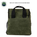 Overland Vehicle Systems Overnight Bag with Handle & Straps - #16 Waxed Canvas Storage