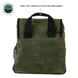 Overland Vehicle Systems Overnight Bag with Handle & Straps - #16 Waxed Canvas Storage