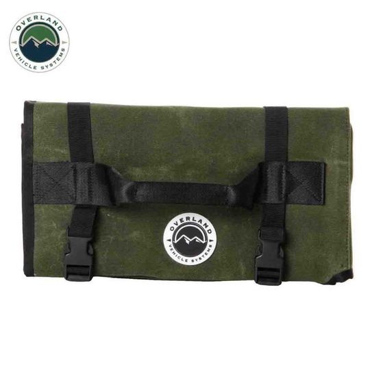 Overland Vehicle Systems Rolled General Tool Storage Bag - #16 Waxed Canvas