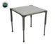Overland Vehicle Systems compact camping table with anti-slip surface set up in outdoor environment