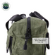 Overland Vehicle Systems Small Duffle Bag with Handle & Straps - #16 Waxed Canvas Storage