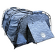 Overland Vehicle Systems Khumbu 2 person swag tent set up in outdoor environment with blackout fabric