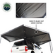 OVS XD Nomadic 270 - Awning W/Lights & Black Out Grey Hex, Black Trim & Black Travel Cover