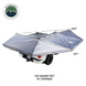 OVS XD Nomadic 270 - Awning W/Lights & Black Out Grey Hex, Black Trim & Black Travel Cover