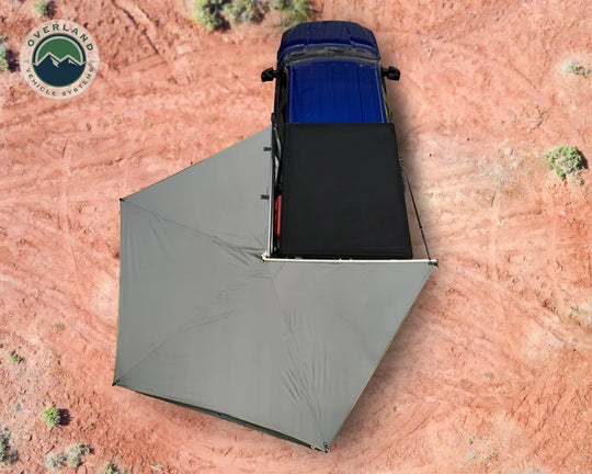Overland Vehicle Systems Lite 270 Awning w/ Black Cover