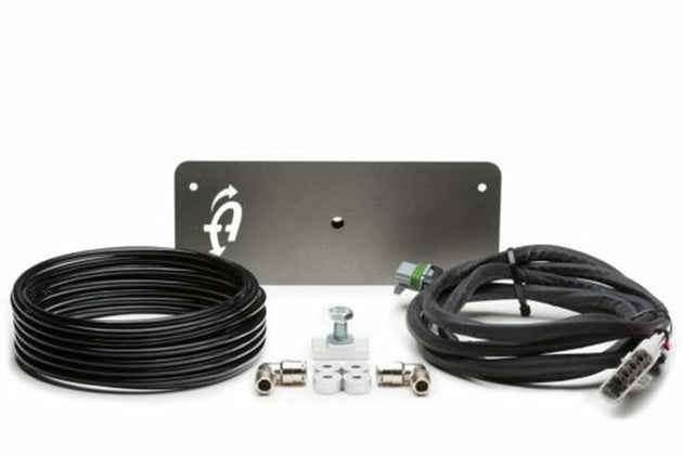 Overland Vehicle Systems heavy-duty aluminum bracket kit mounted with ARB CKMTA12 air compressor in Ford truck bed